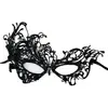 Máscara de Halloween Meio Rosto para Baile de Máscaras Cosplay Feminino Festa de Aniversário Exquisita Sexy Versátil Máscara para Casal Adulto