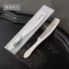 Escova de dente descartável de fábrica atacado conjunto de amenidades de hotel e pousada com pasta de dente especial de hotel LOGOTIPO DENTÁRIO