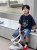 Liquidación de Verano 2026 Camisetas Frescas de Dibujos Animados Lindos de Algodón 100% Cómodas de Manga Corta para Niños y Niñas