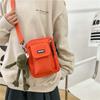 Moda Masculina Cool Neutro Celular Satchel New Ins Estilo Coreano Estilo Casual Shoulder Crossbody Bag Bolsa de Mudança Pequena para Mulheres