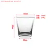 Copo de Vidro Transparente Alto Reto em Forma de V para Água, Cerveja, Chá de Leite, Café, Chá de Frutas - Copo de Água para Restaurante e Casa