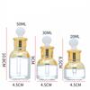 Frasco Conta-Gotas com Ponta de Plástico 20ml 30ml 50ml Transparente Essência Loção Sub-Frasco Vidro Frasco para Mistura de Solução Original Transfronteiriço