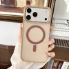 Adequado para iPhone 18 Pro Max Cor tipo Pele Bloqueio de Cor Capa Magnética Samsung A57 Capa para Celular Apple 17 Capa Protetora S26
