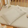 Almofada de algodão puro para bebê, almofada de trigo sarraceno respirável para bebês, adequada para crianças de 1-3-5 anos de jardim de infância, adequada para todas as estações