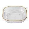 Juego de Platos Pequeños de Porcelana de Hueso para el Hogar, Lujo Ligero de Gama Alta Cocina Transfronterizo Estudiante Espesor Restaurante Dormitorio Plástico Mini Plato