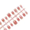Estilo Francés Mariposa Ojo de Gato Alta Calidad Elegante Femenino Estilo Hermana Real Iluminador Arte de Uñas Cortas 30-t Uñas Postizas