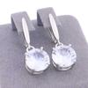 Pendientes clásicos de moda de 12 mm para mujer, de oro rosa, con temperamento geométrico, sencillos, venta al por mayor.