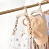 Gancho para bolsa multifuncional, perchero arqueado para bolsos, estante para armario, gancho para bufanda, corbata, cinturón, almacenamiento de sombreros