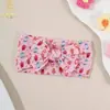 Nuevos Accesorios para el Cabello Transfronterizos para Niños, Diadema de Flor y Lazo para Protección de la Cabeza de Bebé, Diadema Elástica de Nylon para Bebés al por Mayor