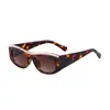 Gafas de Sol Estilo Ojo de Gato Europeas y Americanas para Hombres y Mujeres, Montura Pequeña Personalizada, Patillas Anchas, Gafas de Sol con Protección UV, Tendencia Marca Grande, Transfronterizo