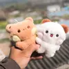 Lindo y Adorable Oso Pequeño Peluche Colgante Muñeco de Dibujos Animados Llavero Regalo