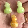 Nuevas Cuentas Sueltas de Resina Finamente Talladas que Cambian de Color con Luz UV en Forma de Calabaza Accesorios para Horquillas y Pulseras DIY Estilo Chino