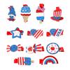 Serie de Bandera Americana Día de la Independencia Pasador Rojo Accesorios para el Cabello de Niños Pasador Lindo para Niña Todo Incluido Bebé