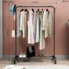 Secador de ropa simple, secador de ropa plegable de un solo poste para interiores, estante de almacenamiento para dormitorio y hogar, perchero