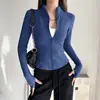 Secado rápido perchero para ropa cuello ajustado corte slim mostrar figura delgada ropa de fitness mostrar figura delgada chaqueta deportiva para yoga running chaqueta deportiva para entrenamiento de Pilates ropa de yoga