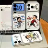 Adecuado para Apple 18Promax Estrella de Fútbol de Dibujos Animados Copa del Mundo de Fútbol Teléfono Móvil iPhone Funda Blanda y Dura Personalización UV