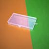 Caja de Plástico PP Transparente Caja de Almacenamiento para Reparación de Teléfonos Móviles Papelería Bolígrafo de Color Juguete Pequeño Caja de Almacenamiento para Exhibición de Productos con Tapa