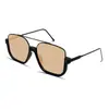 Gafas de Sol de Piloto Vintage Oversize para Mujer Hombre Cuadradas Estilo Aviador Moda de los 70 Pantalla