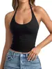 Nova Camiseta de Cor Sólida Slim-Fit Estilo Europeu e Americano para Mulheres, Primavera 2026, Top Sem Mangas Estilo Garota Spicy, Fashionável e Tendência