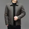 Chaqueta administrativa para hombre de lana de oveja transfronteriza, nuevo estilo de invierno, para mediana edad, casual de negocios, engrosada, cálida, a prueba de frío, abrigo para hombre