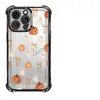 Funda de teléfono de calabaza y fantasma linda más vendida de Amazon para iPhone 17, edición de Halloween, Apple 16 PM, funda transparente galvanizada