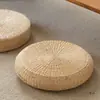 Cojín Futón de Paja Esterilla Japonesa para Balcón Arrodillarse Esterilla de Adoración Esterilla de Meditación Taburete para Sentarse en el Piso de la Sala de Estar Esterilla Tatami para el Hogar