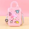 Fabricante Bolso Cruzado de Playa Lindo Bolso de Mano para Niños DIY Bolso de Hombro de Silicona Perforada para Mujeres Almacenamiento Ins Costero Venta al por Mayor