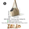 Bolsa de Viagem para Pets Primavera e Verão, Bolsa Tote para Gatos e Cachorros ao Ar Livre, de Ombro Único, Transportadora para Carro com Refrigeração, Secagem Rápida, Respirável