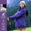 Chaqueta de montaña 3 en 1 desmontable de dos piezas, cortavientos e impermeable, de moda para exteriores, para montañismo, con logotipo personalizado
