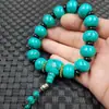 Pulsera de Jade Imitación Pulsera de Cuentas de Ábaco Pulsera con Hebilla de Turquesa Imitación Pulsera de Jade Imitación Pulsera de Cuentas de Ábaco