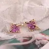 Serie de Nuevo Cielo Estrellado Estilo Coreano Aleación con Goteo de Aceite Accesorios para Joyería DIY Pendientes, Pulseras, Collares, Colgantes de Oro K