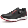 Zapatos de Golf X556 Primavera/Verano para Hombre, Transpirables, Antideslizantes con Cierre de Perilla, Zapatos Deportivos Casuales para Exteriores, Bordados, Sin Cordones