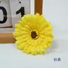 Flor de Gerbera Artificial Crisantemo Sol Artificial Ropa Sombrero Bolsa para Dolor con Flores Abanico DIY Accesorios Caja de Flores Pulsera