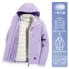 Chamarra 3 en 1 Woodpecker para Mujer 2026 Nueva Resistente al Viento para Exteriores País de la Nieve del Noreste Chaqueta de Esquí Antideslizante
