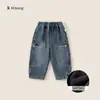 M bienestar no reembolsable otoño e invierno pantalones casuales para niños jeans para niñas pantalones deportivos para niños liquidación de pantalones para niños