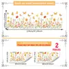 Suministro Exclusivo Transfronterizo de Pegatinas Electrostáticas Florales de Primavera Personalizadas para Decoración de Vidrio de Ventana, Pegatinas Electrostáticas de Vidrio Visibles por Ambos Lados