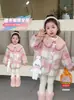 Abrigo de Lana de Cordero para Niños 2025 Nueva Ropa de Invierno Estilo Espeso de Invierno para Niña Ropa Exterior para Niñas Estilo Otoño e Invierno