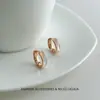 Pendientes redondos vintage de nácar estilo francés para mujer, de nicho, elegantes, versátiles, modernos, únicos y exquisitos