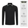 Camisa Polo de Manga Longa de Outono Logo Personalizado Roupa de Trabalho para Catering Moletom Camisa com Estampa da Cultura Corporativa Camiseta com Gola Lapela Roupas de Trabalho