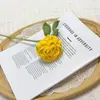 Flor de Ganchillo Hecha a Mano Rosa de Rafia Producto Terminado Hilo Tejido Ramo DIY Artificial Decoración del Hogar Flores Venta al por Mayor Personalización