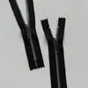 Cremallera Metálica No.5 Dientes de Platino Cola Cerrada Ropa Chaqueta Cuello Chaqueta de Plumas Tapeta Cerrada Cremallera de Dientes de Cobre