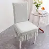 Funda de silla universal para cuatro estaciones para uso en el hogar, respaldo antideslizante todo en uno, funda de silla de comedor integrada, elástica y engrosada