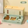 Alimentador Bebedero para Gatos de Personalización Masiva Almacenamiento Automático de Comida para Perros Gatos