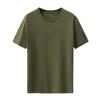 Camiseta Blanca de Algodón Puro Talla Grande 2026 Verano Estilo Dopamina Antiedad, Top Adelgazante, Manga Corta Unisex