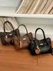 Bolso Pequeño para Mujer Simple Retro Bolso de Mano Tote Diseño de Nicho Uso Diario Viaje Versátil Hombro Único Cruzado Bolso Cuadrado Pequeño