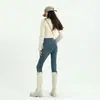 Jeans de Cintura Alta para Mujer 2025 Nueva Llegada Pantalones Ajustados Elásticos Pantalones de Pierna Estrecha Primavera y Otoño