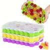 Bandeja de gelo de silicone especial criativa da Amazon, caixa de gelo em formato de favo de mel, molde de cubo de gelo congelado caseiro, freezer rápido para uso doméstico