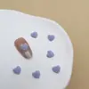Joias para Nail Art de Resina Partículas Foscas Coração Joias para Unhas DIY Brincos Capa de Celular Acessórios para Unhas Vestíveis