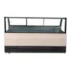 Gabinete de charcutería estilo destilación, Gabinete de cuello de cisne refrigerado por aire sin corrientes, Vitrina refrigerada, Gabinete de charcutería para carnes estofadas, Congelador de productos de pato estofado