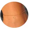 Popular Europeu e Americano Pingente com Letra Inicial A-Z Corrente Cubana Simples Moda Feminina Versátil Inglês 26 Letras Corrente de Tornozeleira Tendência